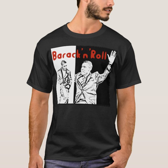 Barack 'n' Roll Obama T-Shirt (Front)