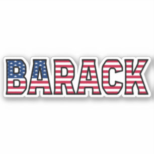 Barack Name USA Sticker Stickerset
