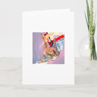 Barack Obama 2008 Celebration Folk Art Holiday Card