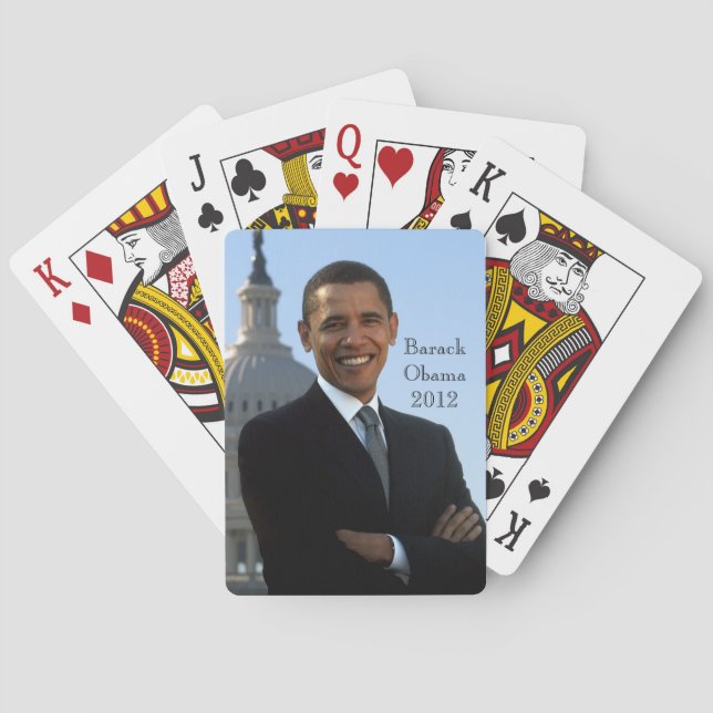 Barack Obama 2012 Playing Cards (Back)