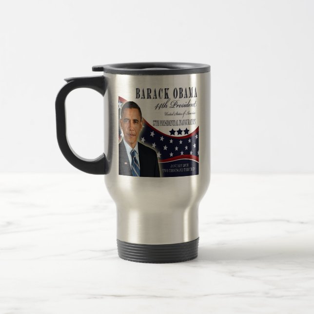 Barack Obama 2013 Inauguration Commemorative Mug (Left)