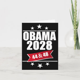 Barack Obama 2028 President American Flag Pro Obam Card