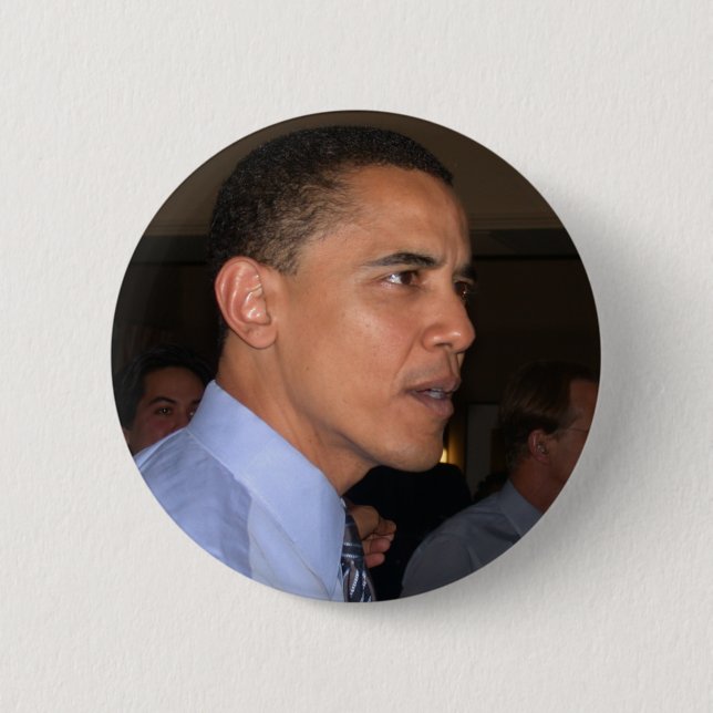 Barack Obama 2 Inch Round Button (Front)