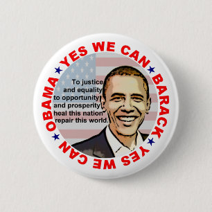 Barack Obama 2 Inch Round Button