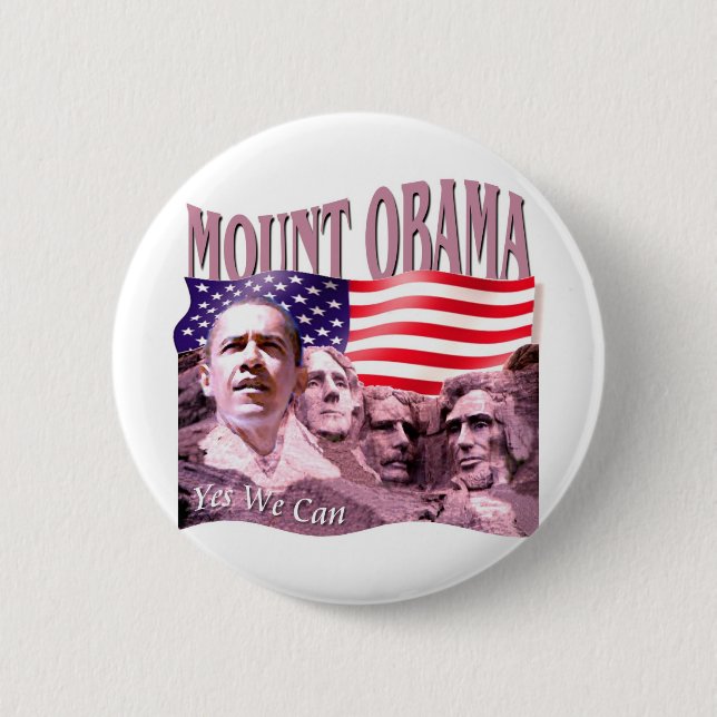 Barack Obama 2 Inch Round Button (Front)