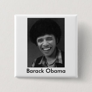 Barack Obama 2 Inch Square Button