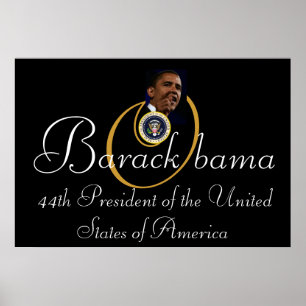 Barack Obama 44th President 52"x35" Commemorative Poster