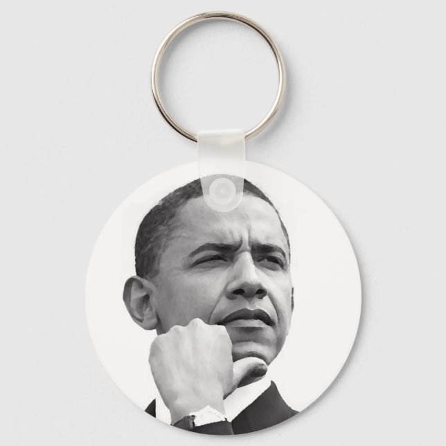 BARACK OBAMA, 44TH PRESIDENT OF THE UNITED STATES KEYCHAIN (Front)