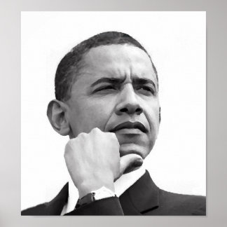 BARACK OBAMA, 44TH PRESIDENT OF THE UNITED STATES POSTER