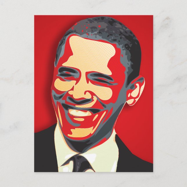 Barack Obama 44th President Postcard (Front)