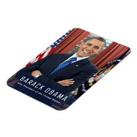 Barack Obama 44th President, USA- Photo Magnet