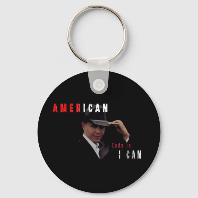 BARACK OBAMA AMERICAN KEYCHAIN (Front)
