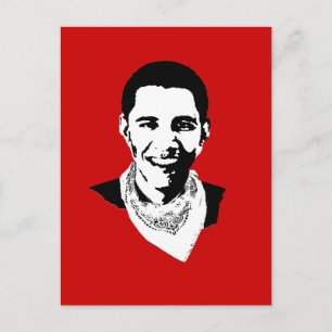 Barack Obama Bandana Postcard