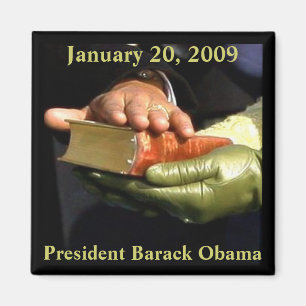 Barack Obama Bible souvenir Magnet