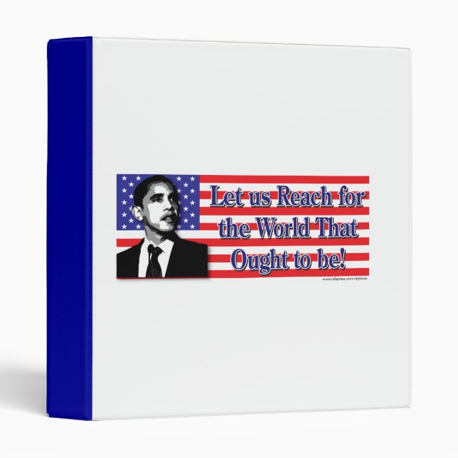 Barack Obama Binder (Front/Spine)