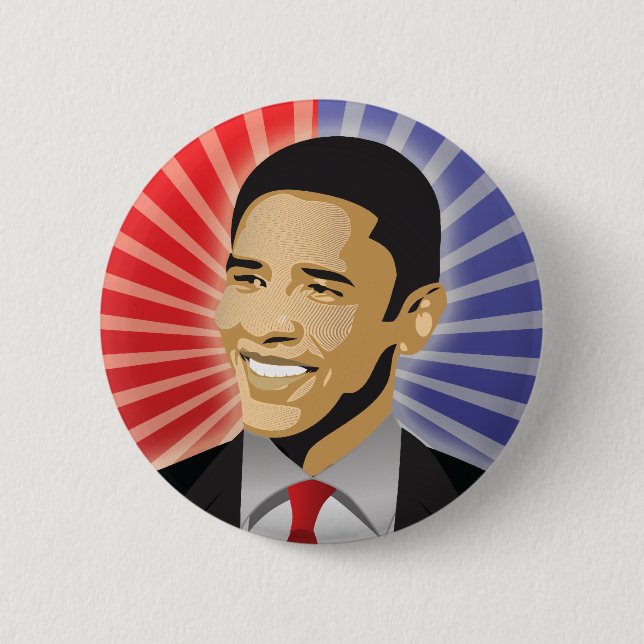 Barack Obama Bold 2 Inch Round Button (Front)