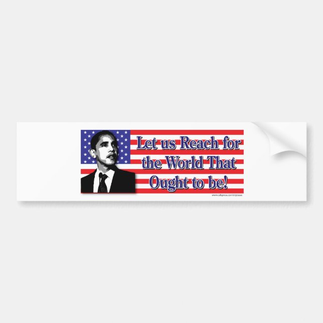 Barack Obama Bumper Sticker (Front)