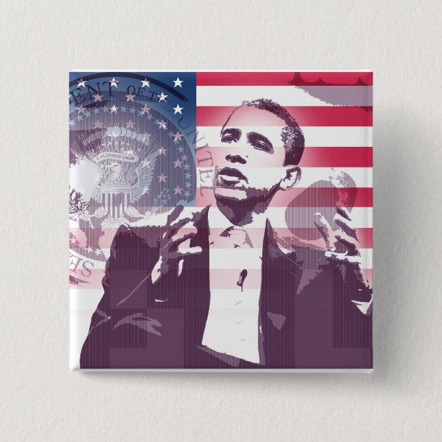 Barack Obama - Button (Front)