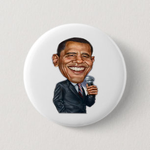 Barack Obama Caricature series 2 Inch Round Button