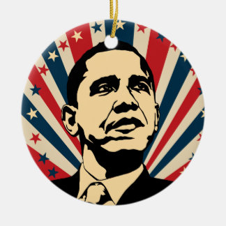 Barack Obama Ceramic Ornament