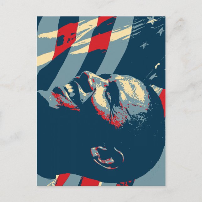 Barack Obama CHANGE carte postale (Devant)