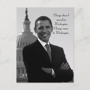 Barack Obama Changer de carte postale