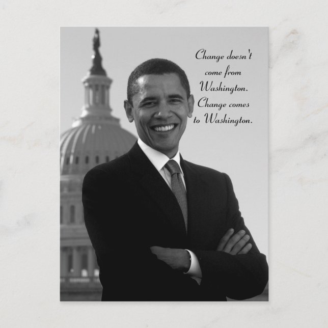 Barack Obama Changer de carte postale (Devant)