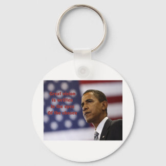 Barack Obama Chosen Keychain