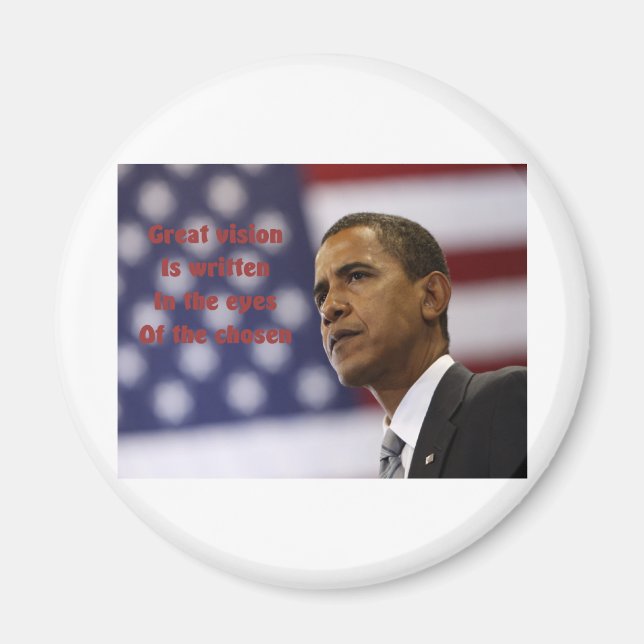 Barack Obama Chosen Magnet (Front)