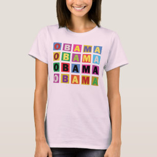 Barack Obama Colourful Rainbow T-Shirt