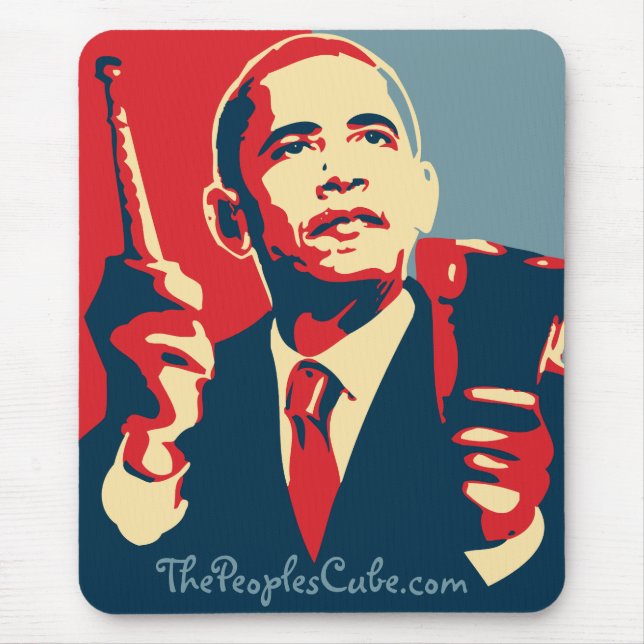 Barack Obama - Cowbell: OHP Mousepad (Front)