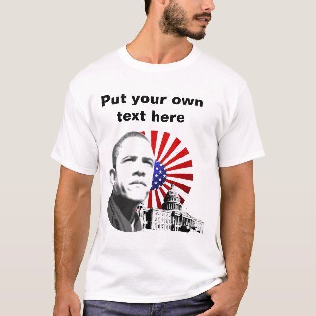 Barack Obama - Customizable T-Shirt (Front)