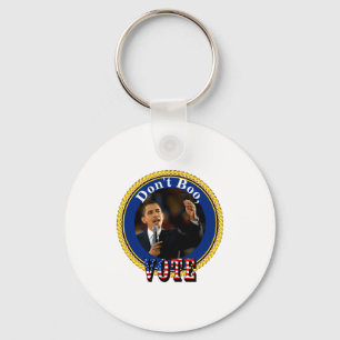 Barack Obama Dont Boo Vote Keychain