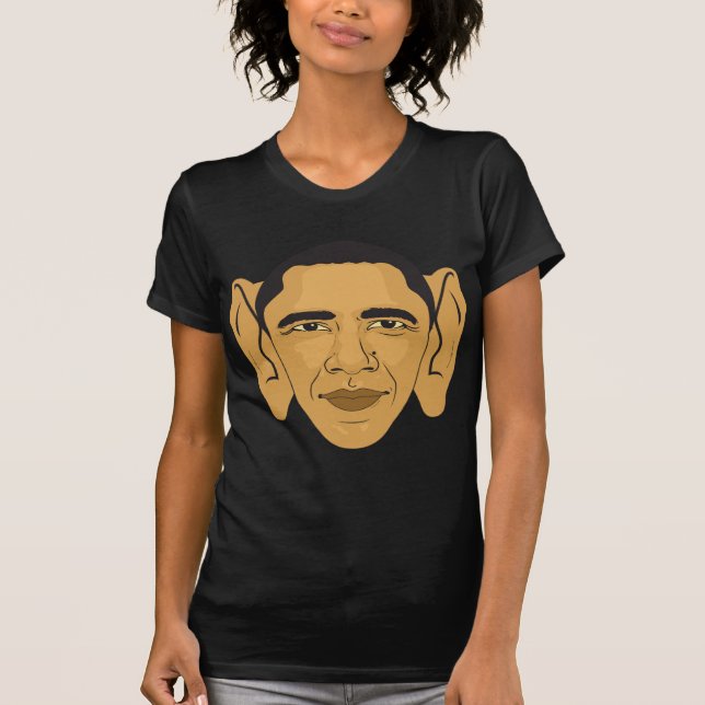 Barack Obama Earmarks? Big Ears Economy Tee (Front)