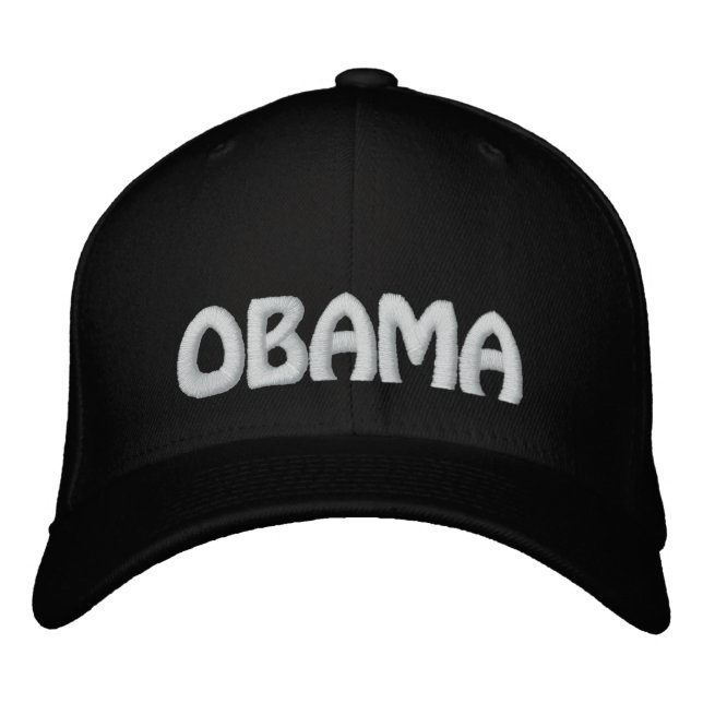 Barack Obama Embroidered Hat (Front)