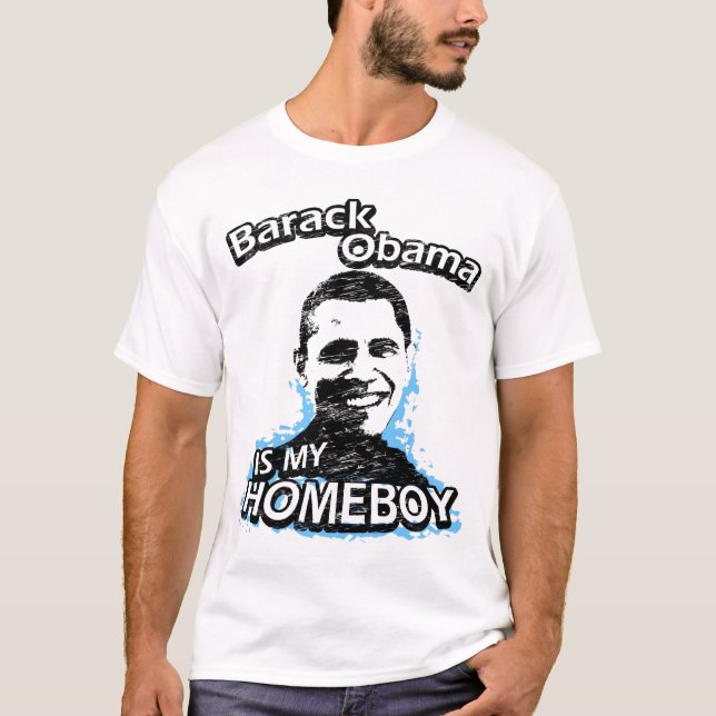 Barack Obama est mon T-shirt à la maison (Devant)