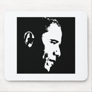 Barack Obama Face Mouse Pad
