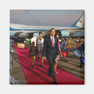 Barack Obama & Family Magnet