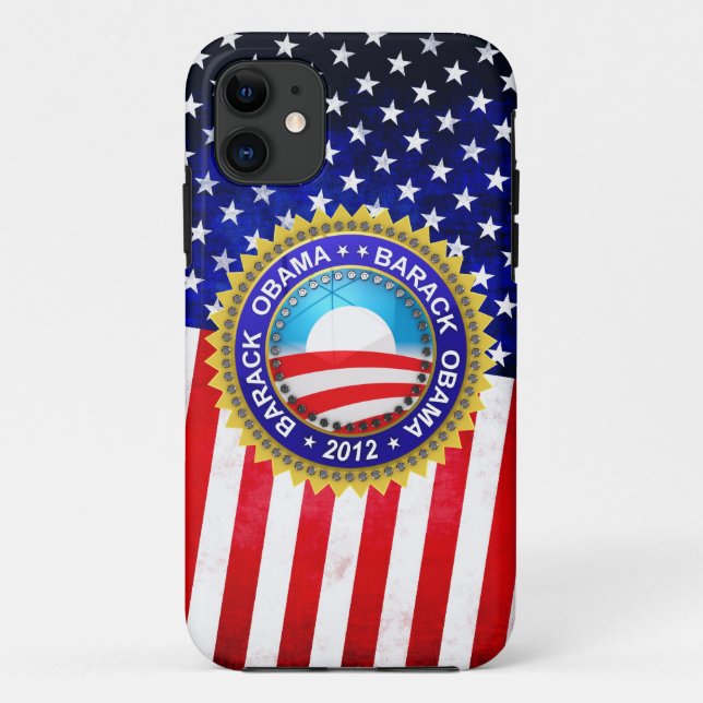 Barack Obama for president 2012 Case-Mate iPhone Case (Back)