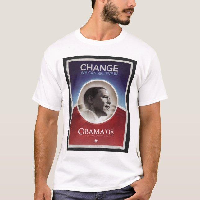 Barack Obama For President T-Shirt (Front)