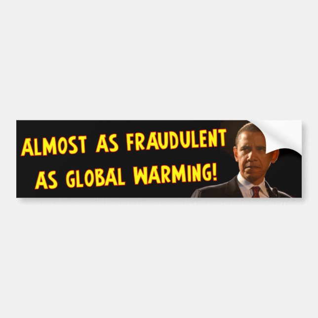Barack Obama: Fraud Bumper Sticker (Front)