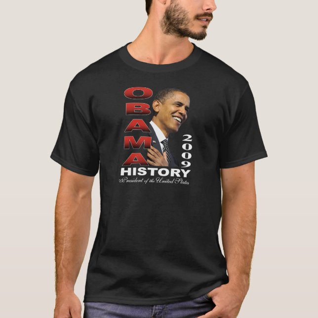 Barack Obama History tshirt (Front)