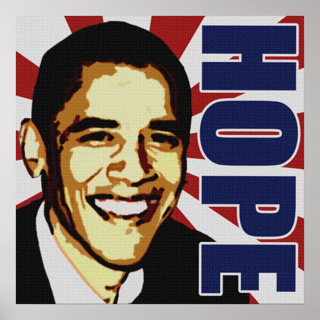 Barack Obama Hope Poster (Front)