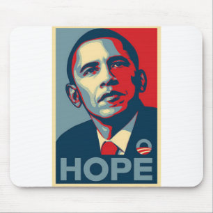 Barack Obama Hope Poster Mouse Pad
