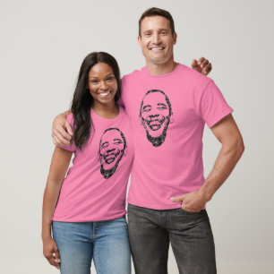 Barack Obama Infectious Smile Burnout T-shirt