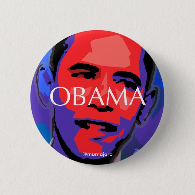 Barack Obama, it's true but... 2 Inch Round Button (Front)