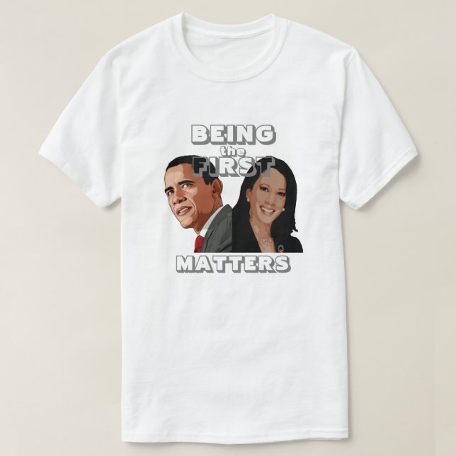 Barack Obama Kamala Harris T-Shirt (Design Front)