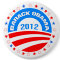 Barack Obama  Logo 2012-Diamond Pattern Texture