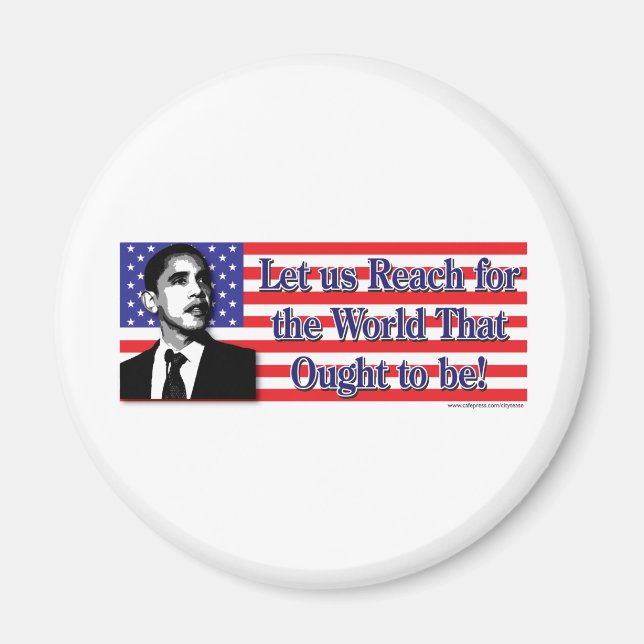 Barack Obama Magnet (Front)