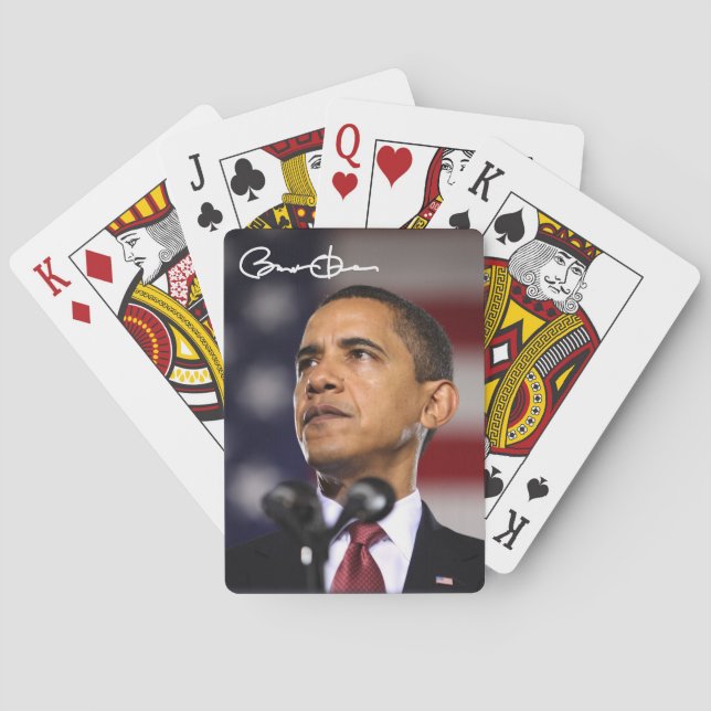 Barack Obama Playing Cards (Back)